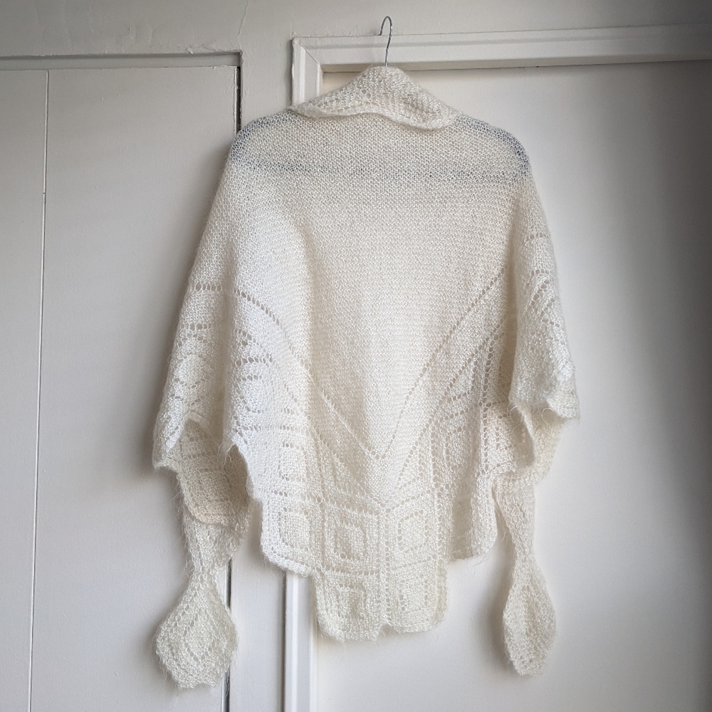 Gorgeous Handmade Wool/Mohair Shawl